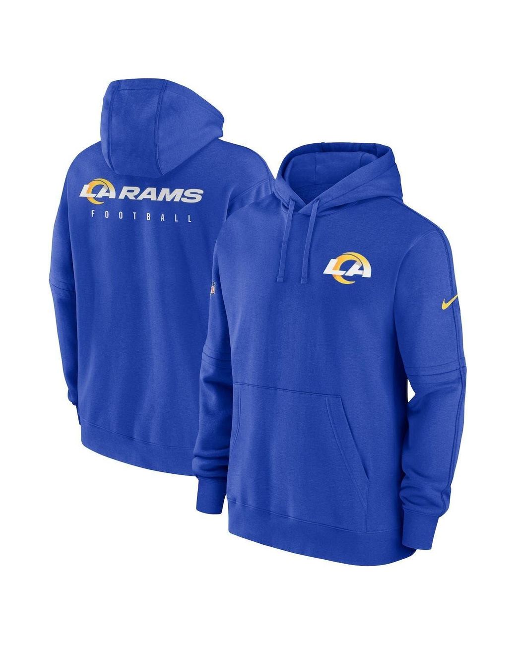 Nike Men's Royal Los Angeles Rams Sideline Pop Performance Pullover Long  Sleeve Hoodie T-shirt - Macy's