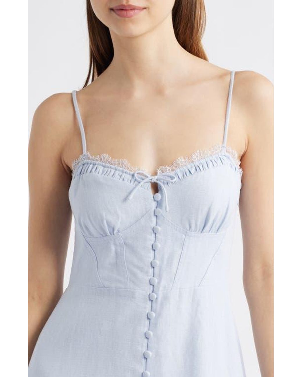 knee length dresses for ladies LoveShackFancy Spruce Dress- Blue Stars  By Request