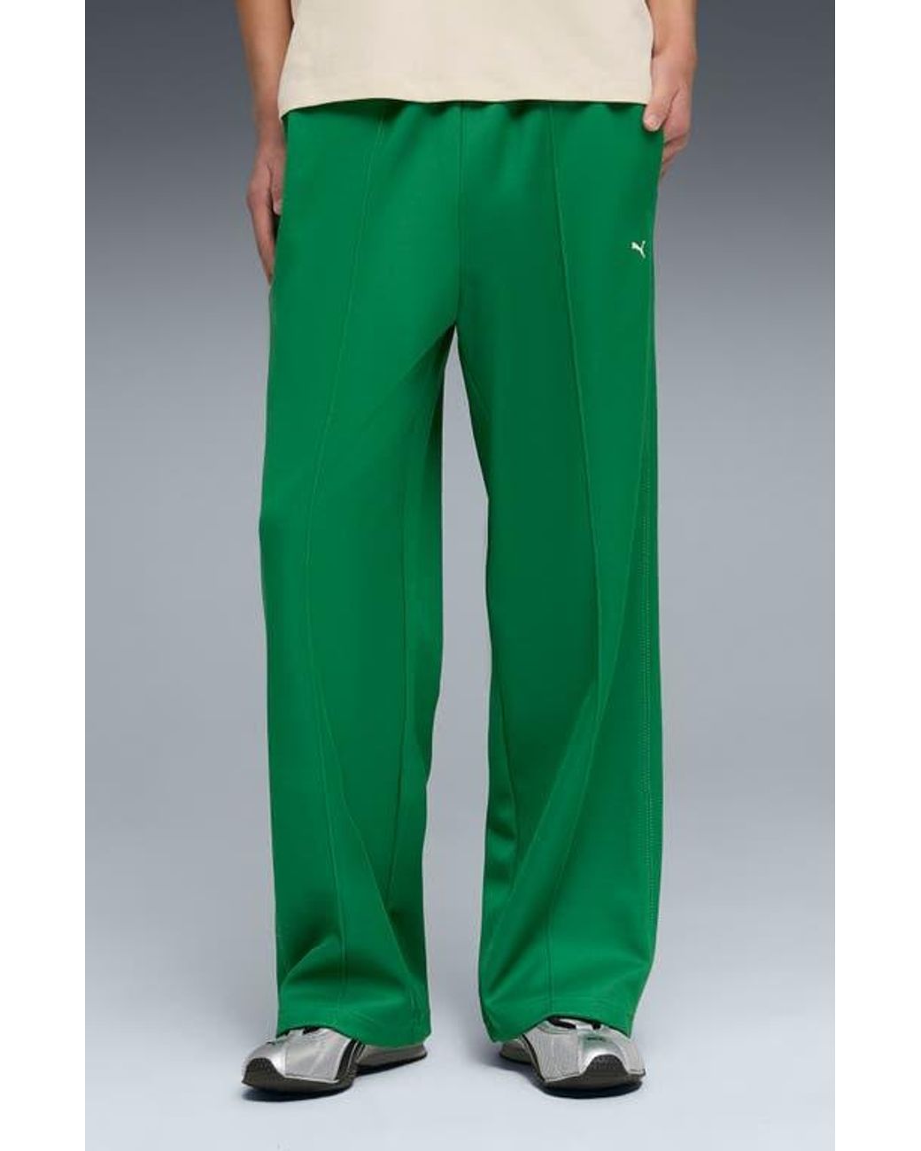 PUMA Green T7 Track Pants for men