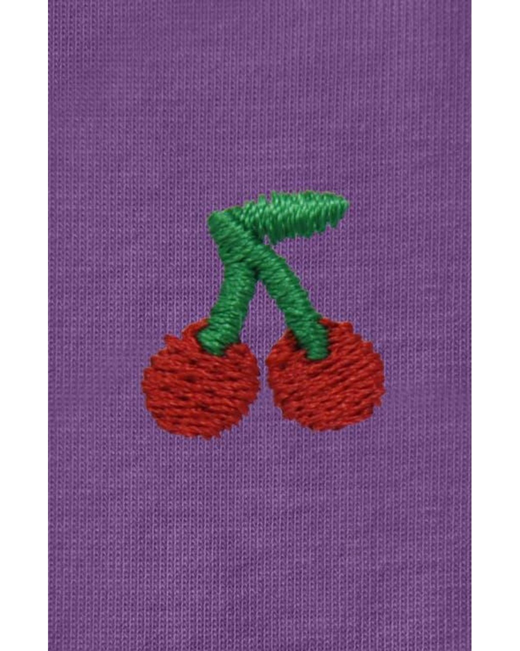 Alix Purple Lil Cherry Jersey Tee