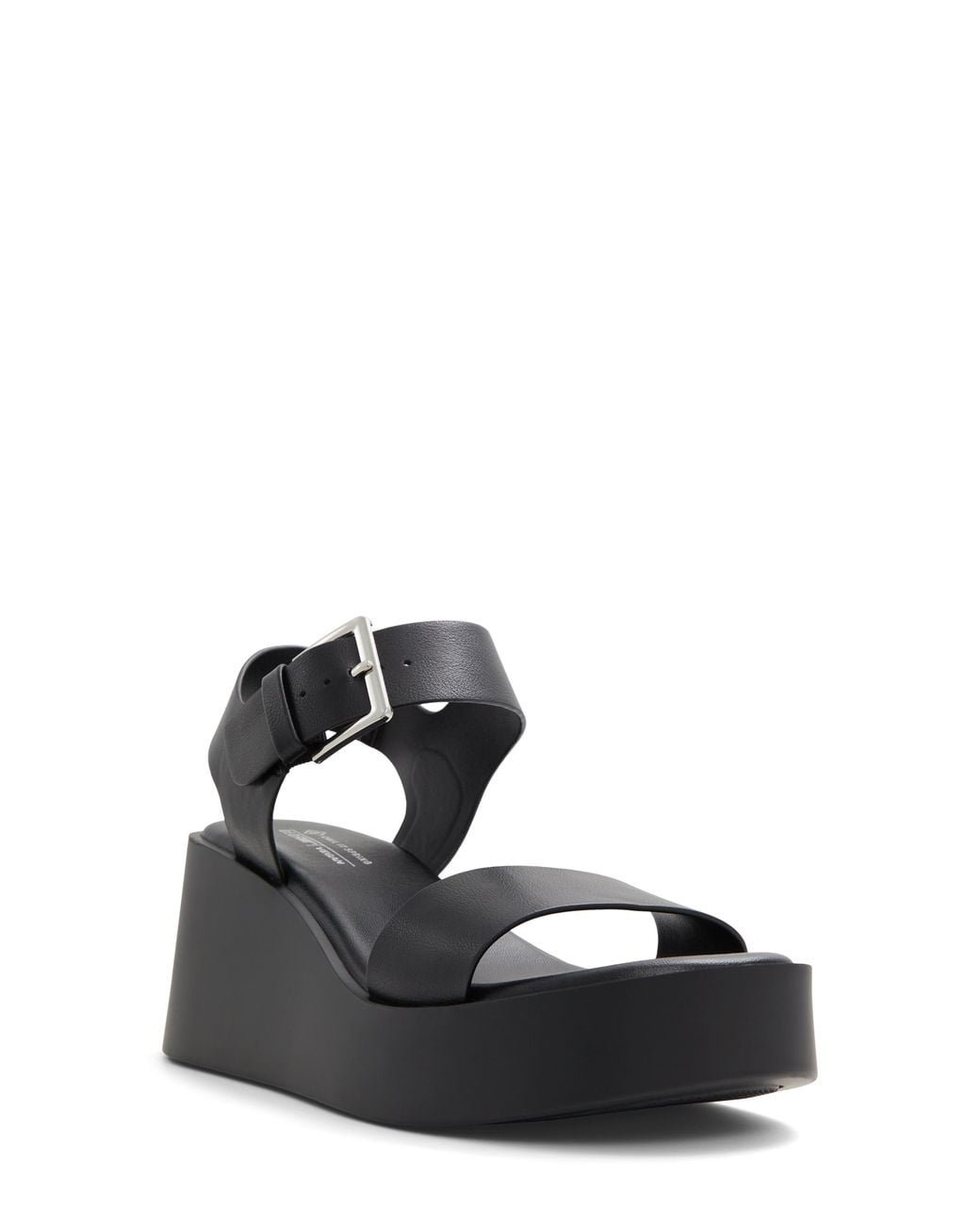 ALDO Black Merisa Platform Wedge Sandal