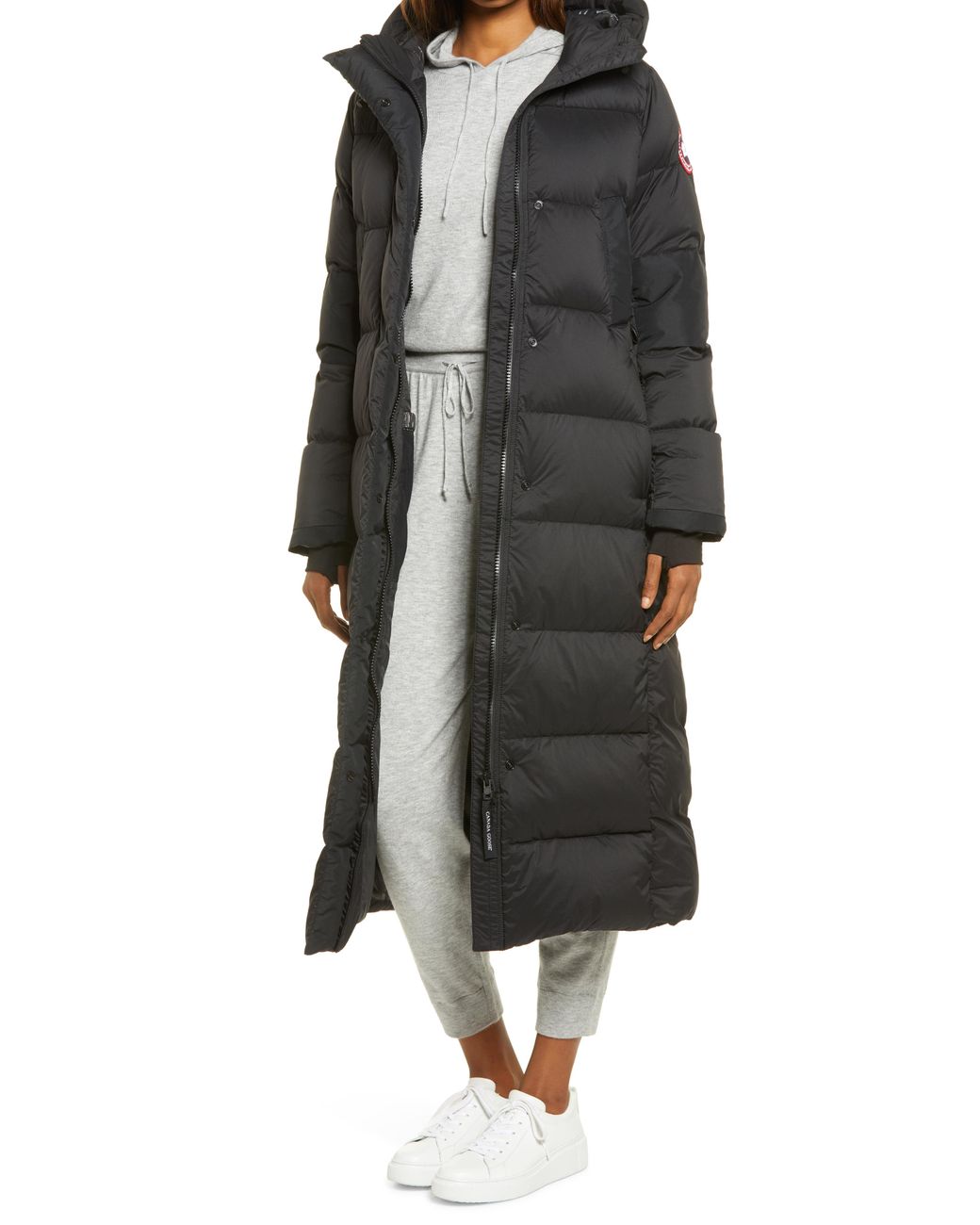 Canada Goose Synthetic Alliston 750 Fill Power Down Long Hooded Parka