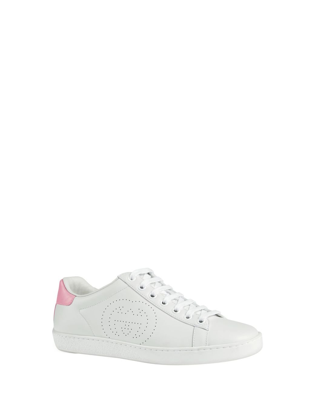 gucci ace perforated sneaker