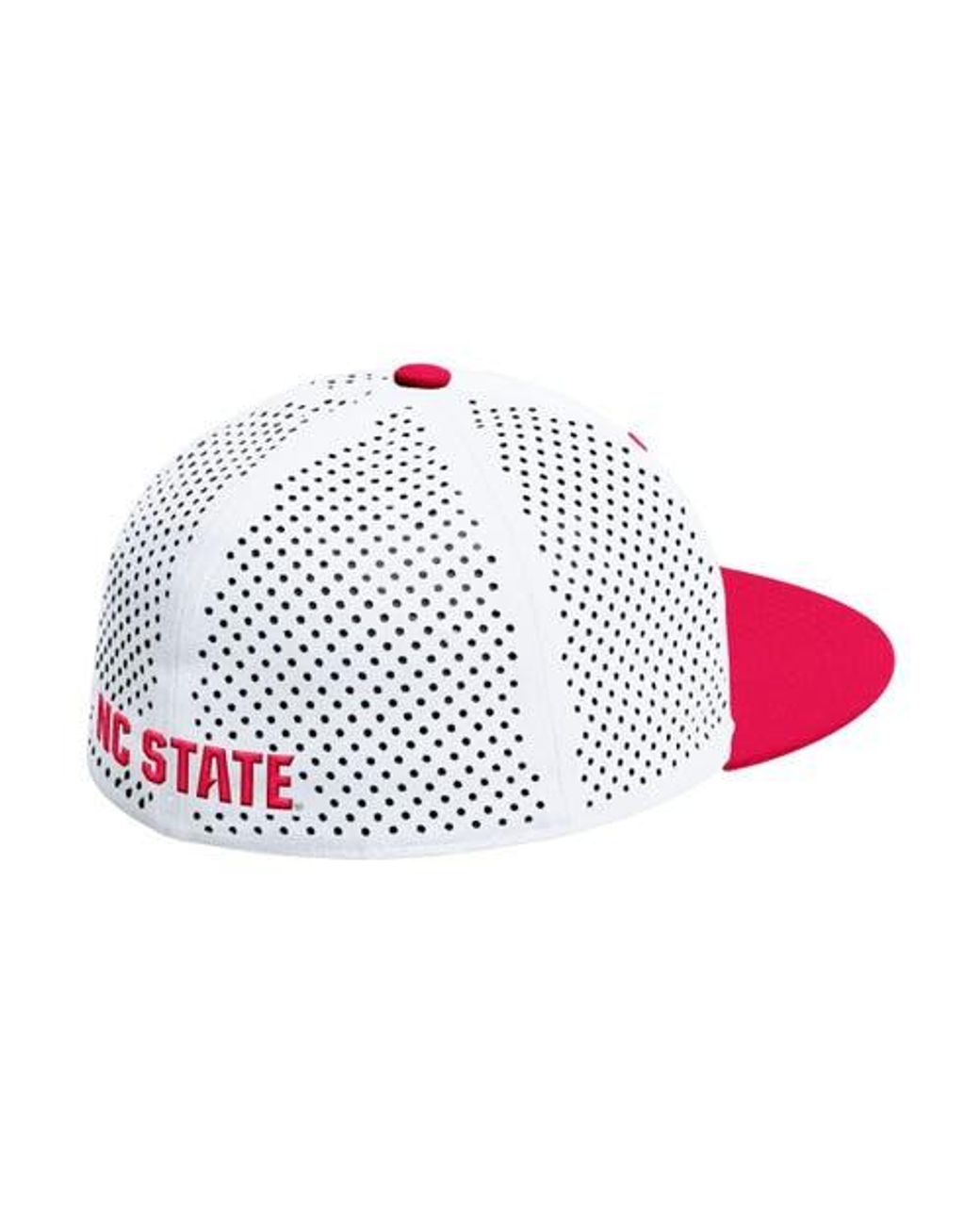 Adidas White Nc State Wolfpack On-Field Fitted Baseball Hat for men
