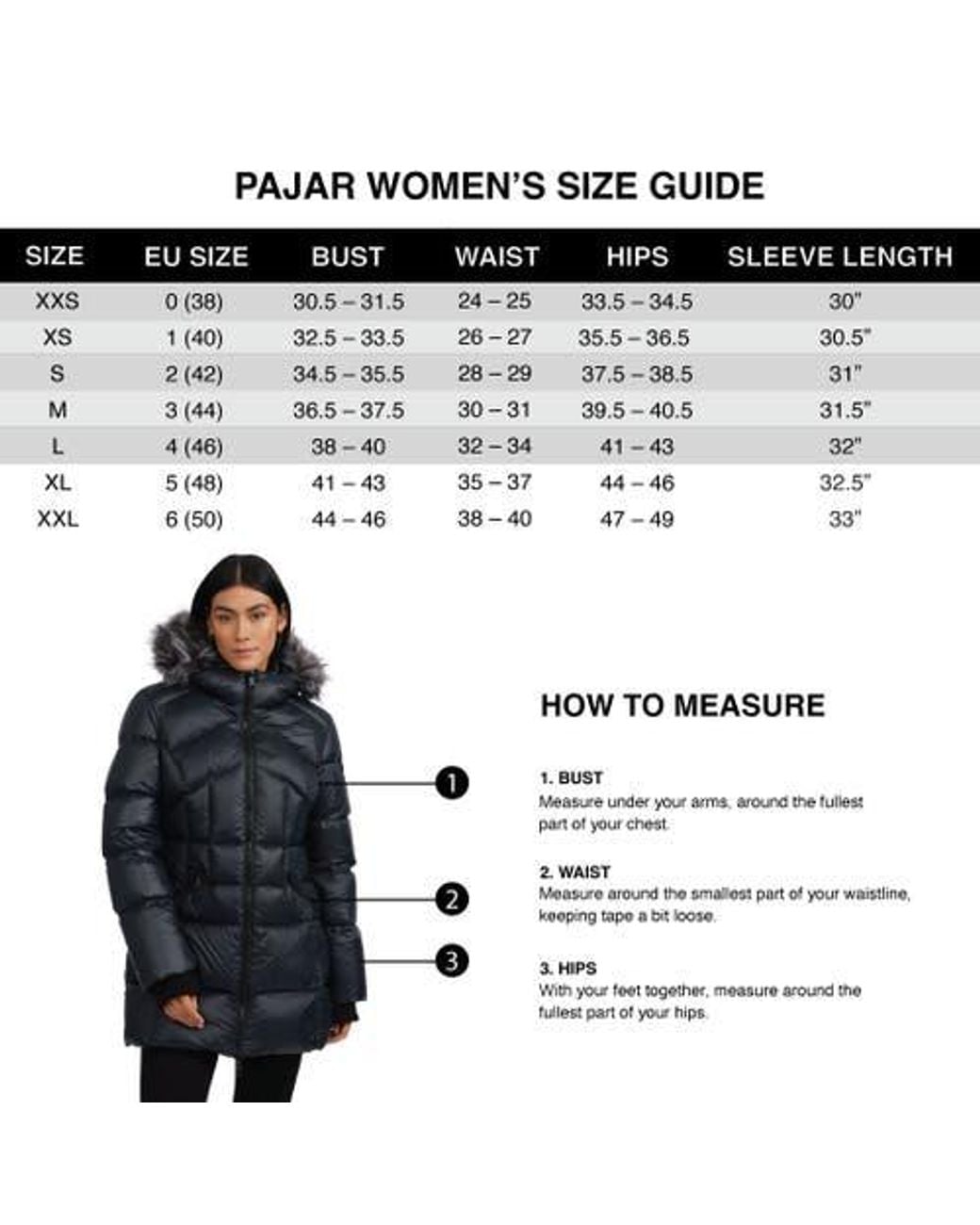 Pajar Black Celeste Lightweight Jacket