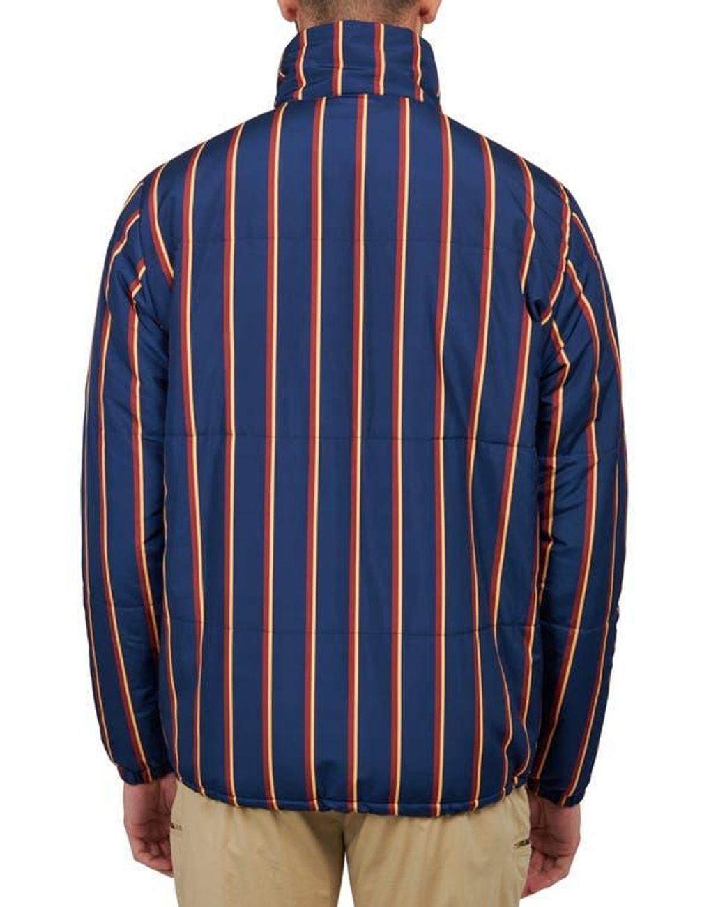 Constuct Jacket Con.struct Stripe Puffer Jacket in Blue for Men | Lyst