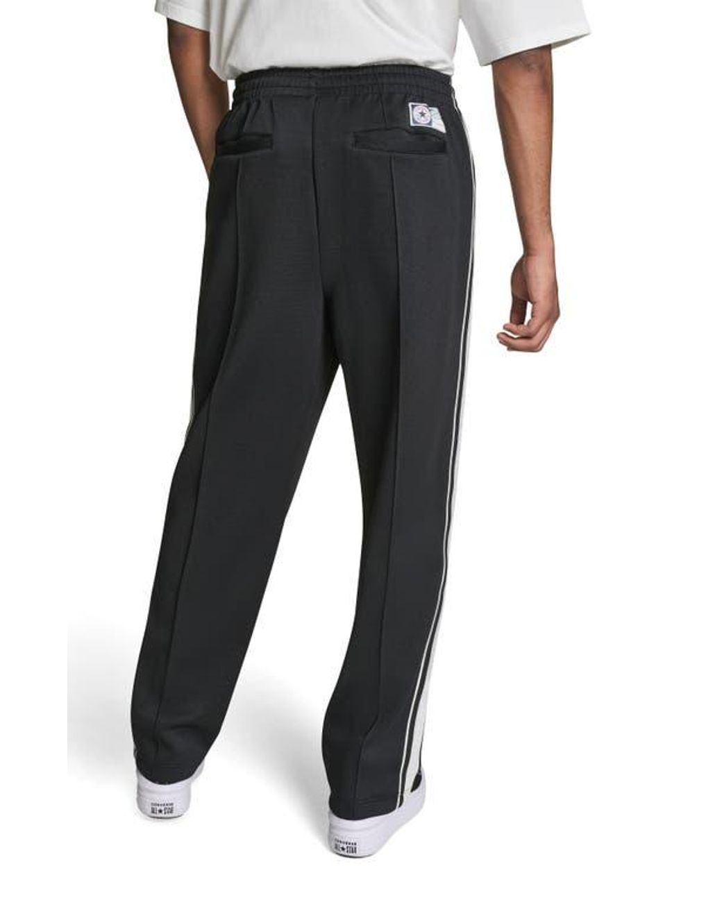 Converse Black Chuck Taylor Patch Track Pants for men