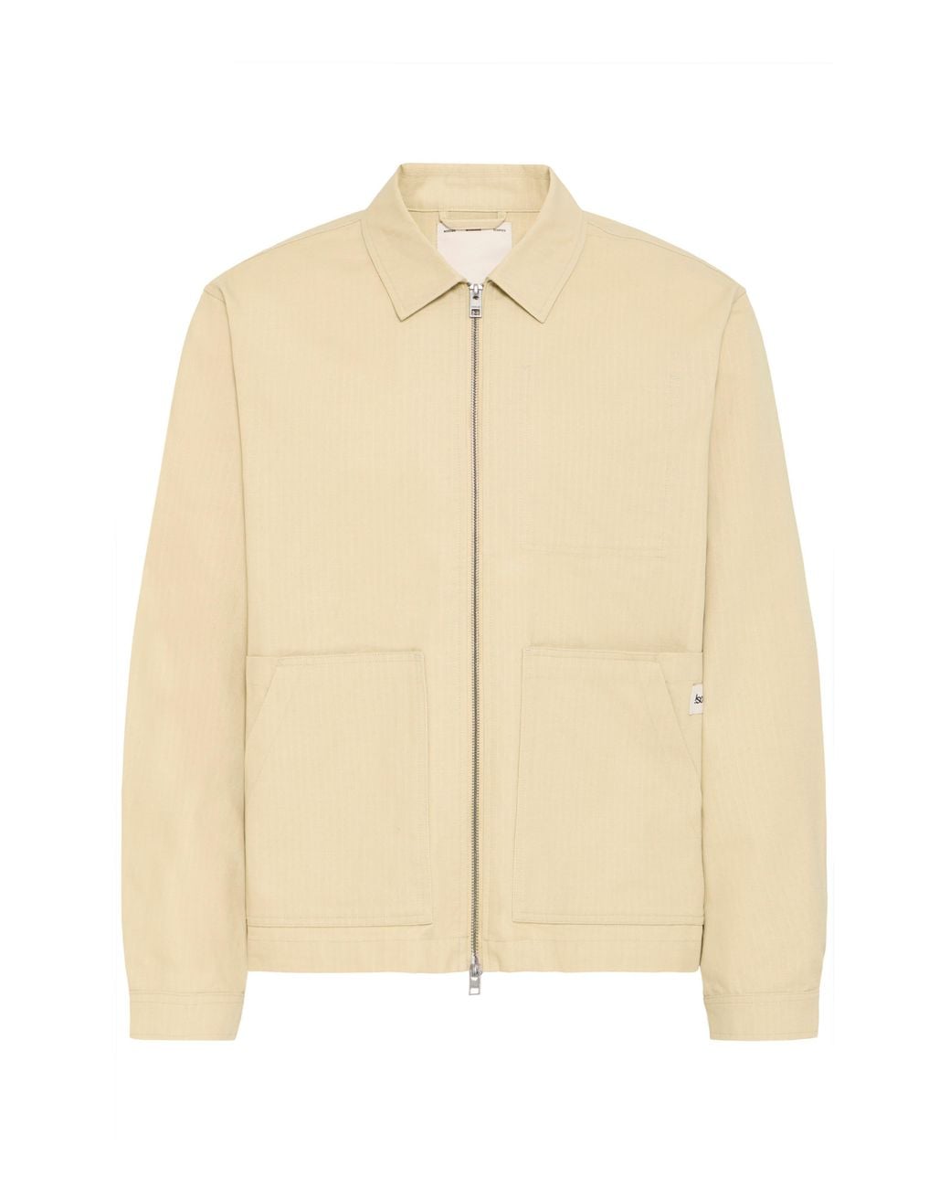 Solid Natural Tywin Cotton Chore Jacket for men