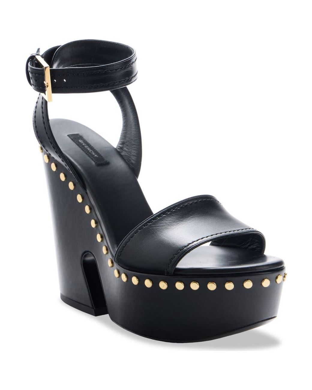 Givenchy Blue Clog Platform Sandal