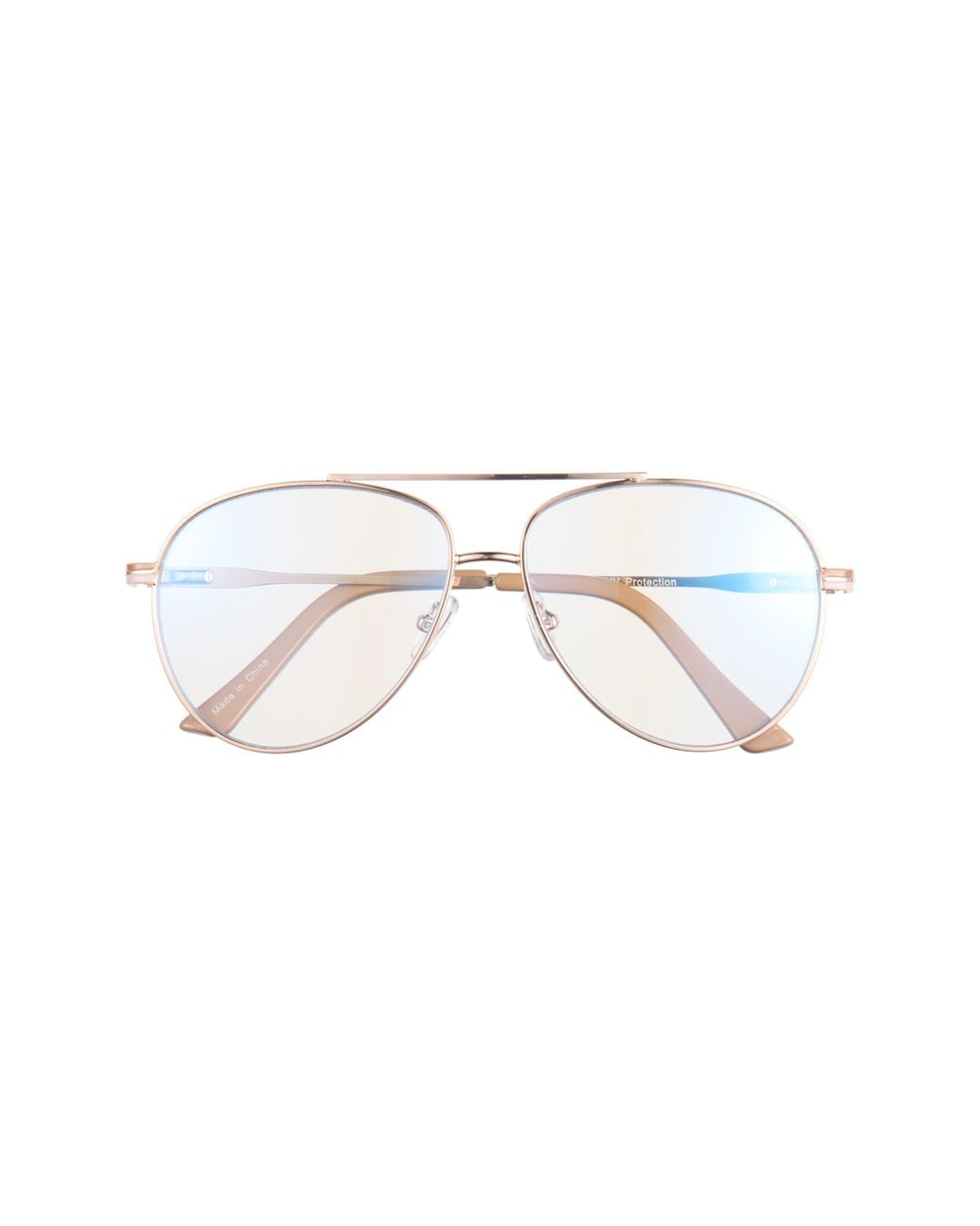 BP. Metallic Aviator Light Blocking Glasses
