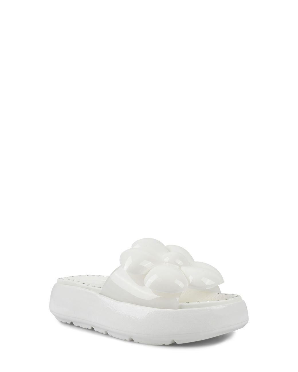 Zigi White Arria Platform Sandal