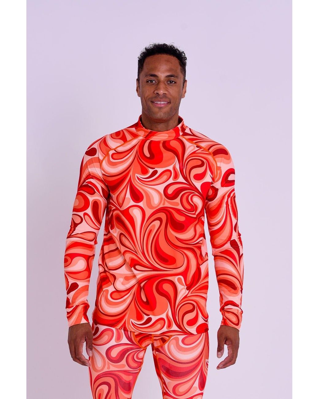 OOSC Red Baselayer Top for men
