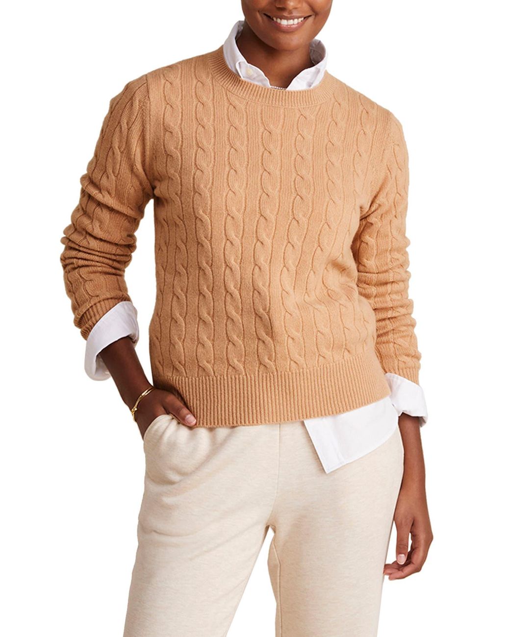 Vineyard vines cable knit deals sweater