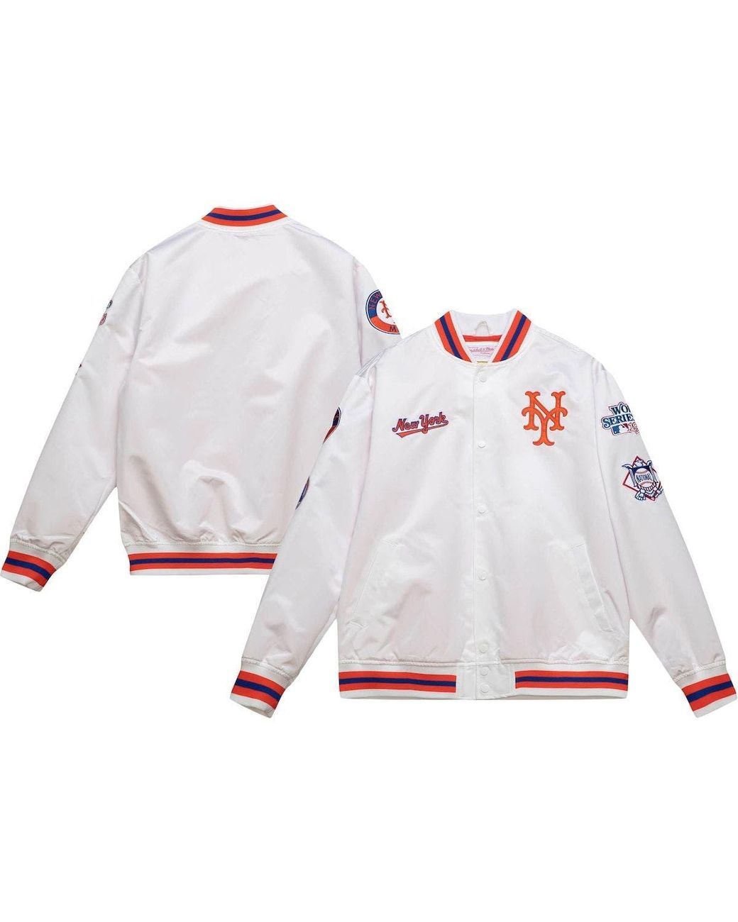 Mitchell & Ness New York Mets City Collection Satin Fullsnap Varsity