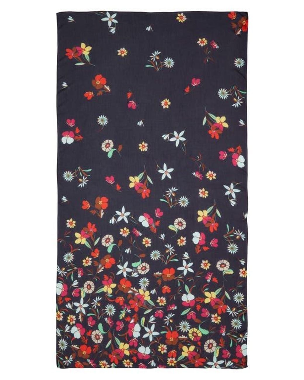 Echo Blue Falling Flowers Wrap