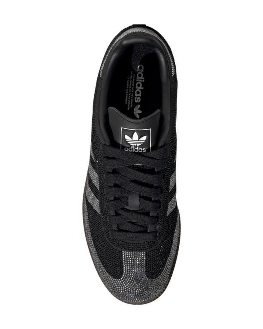 adidas Samba Og Crystal Embellished Sneaker in Black | Lyst