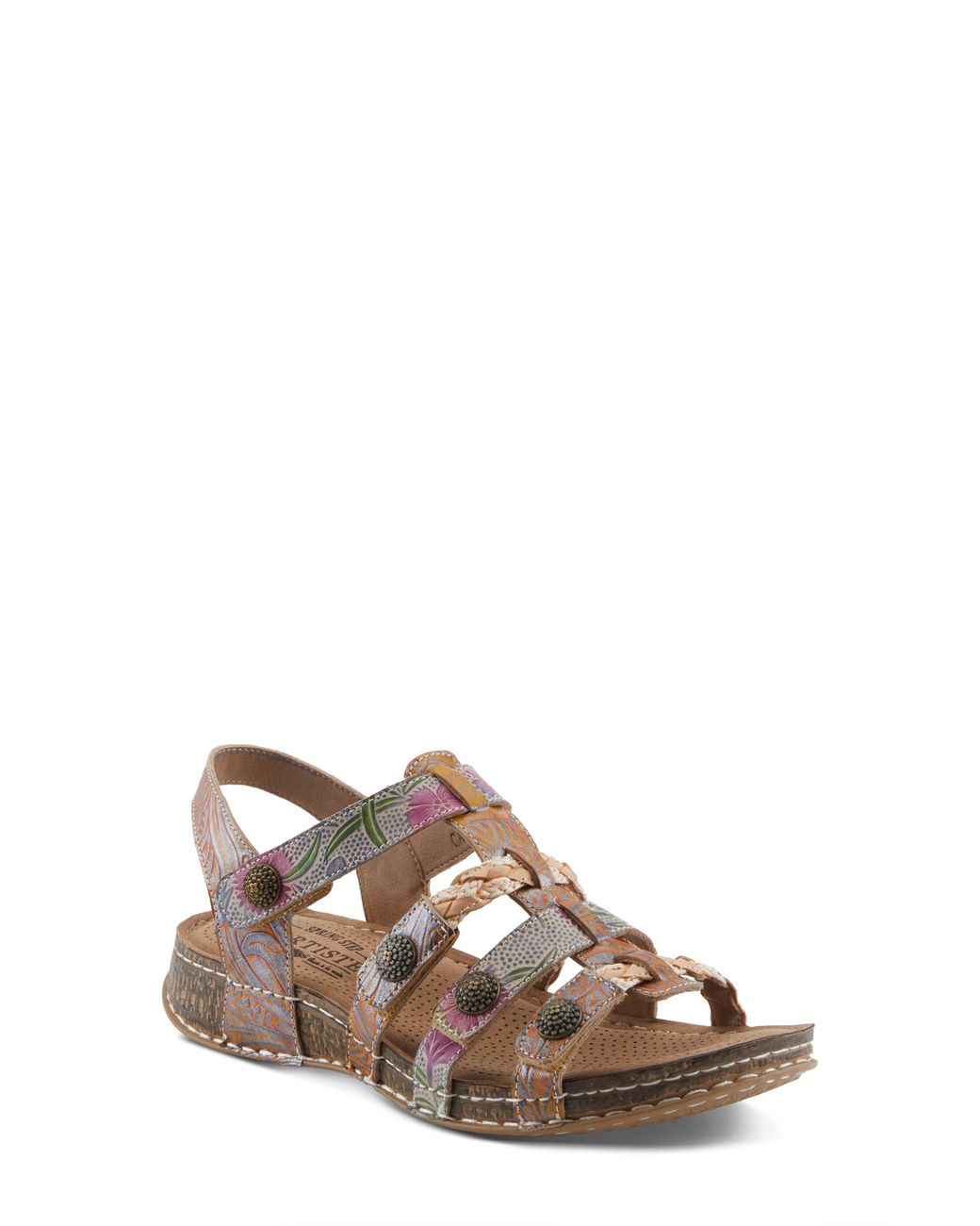 Spring Step Brown Delila Strappy Sandal