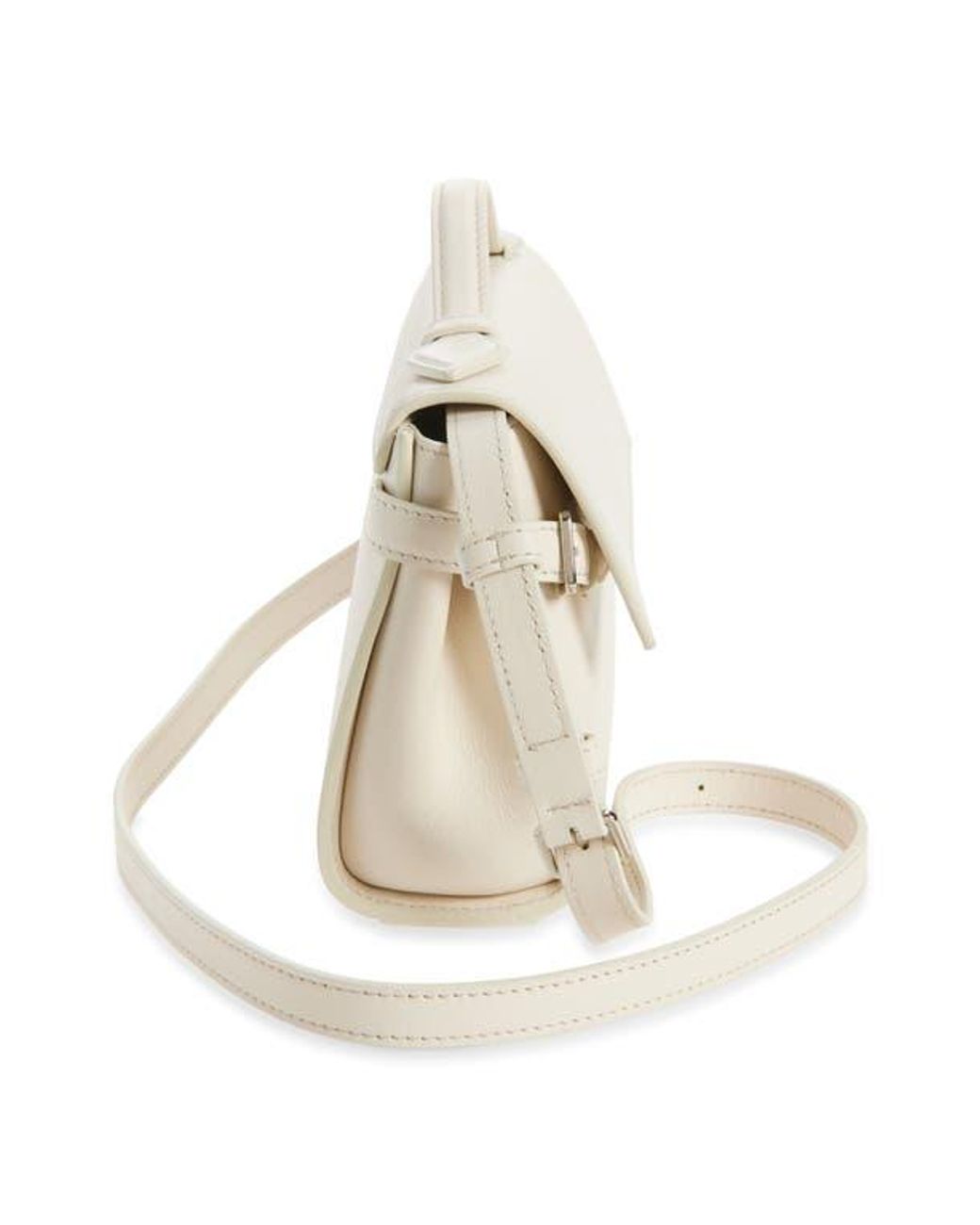 Proenza Schouler Natural Tate Leather Clutch