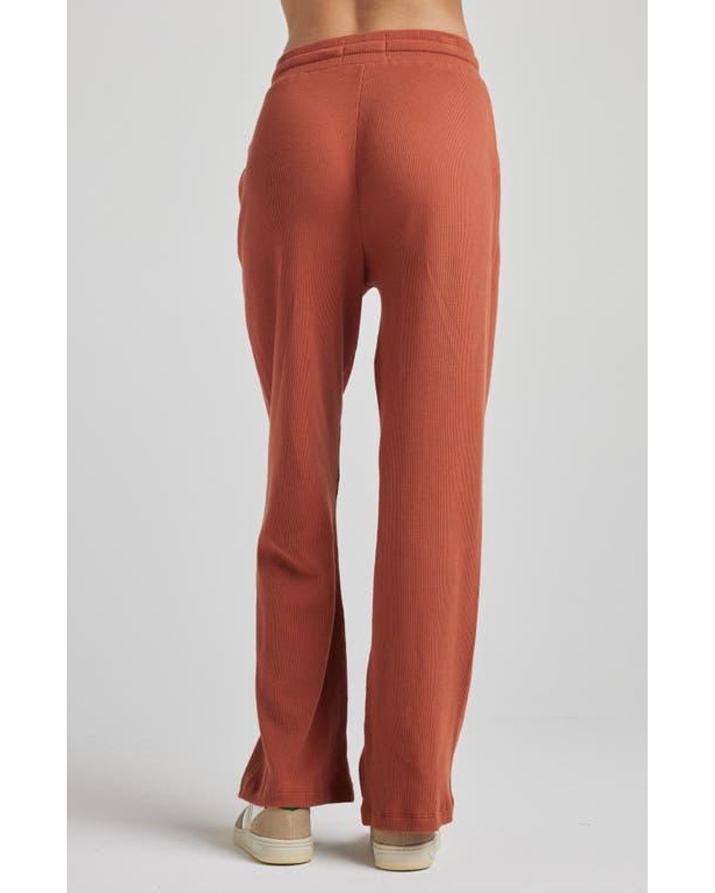 Losano Red Organic Cotton Drawstring Pant