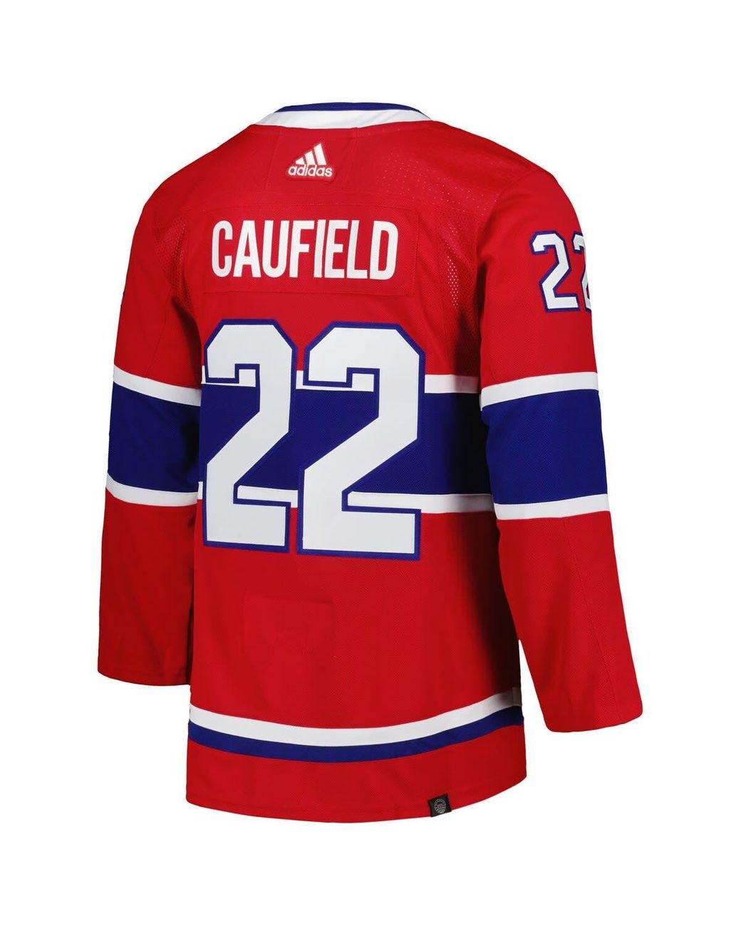 Men's Adidas Cole Caufield Red Montreal Canadiens Home Primegreen Authentic Pro Player Jersey