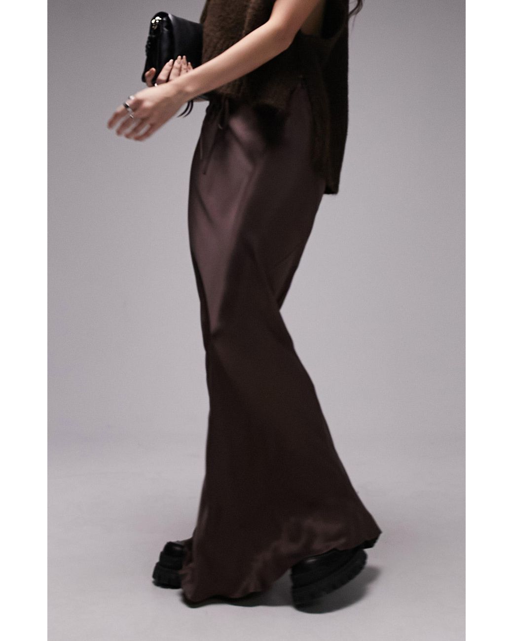 Topshop drawstring cheap skirt