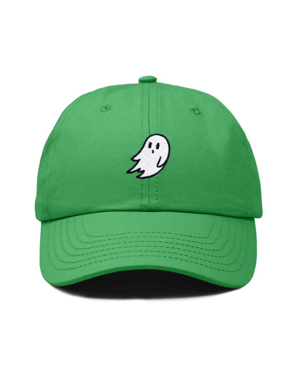 Alix Green Ghost Embroidered Low Crown Cap