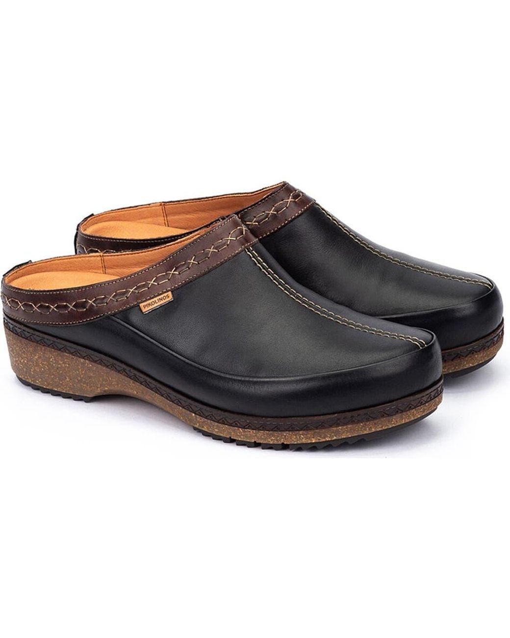 Pikolinos Black Granada Clog