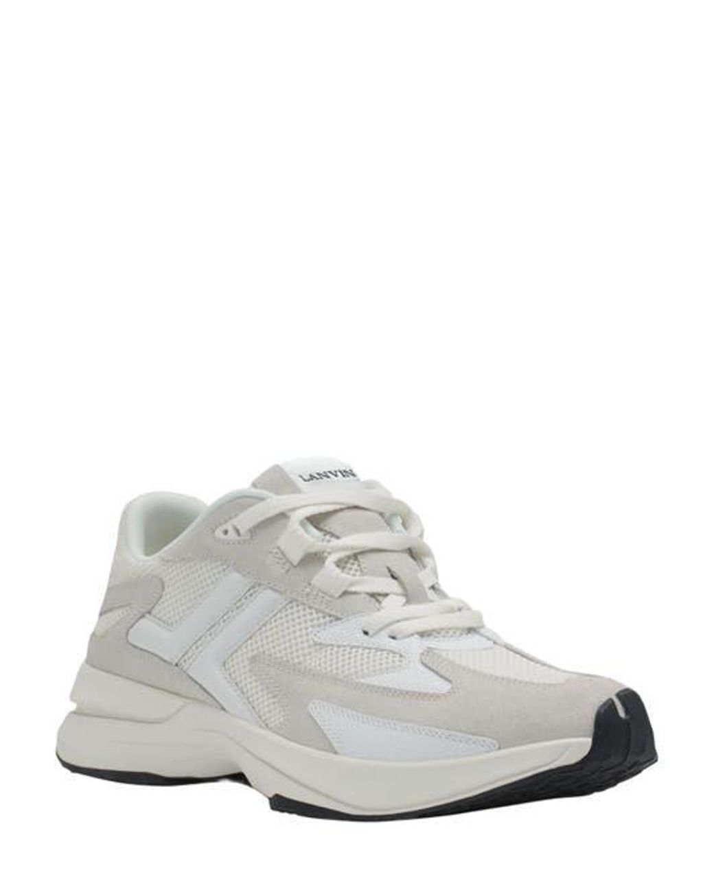 Lanvin White Jla Mesh Sneakers