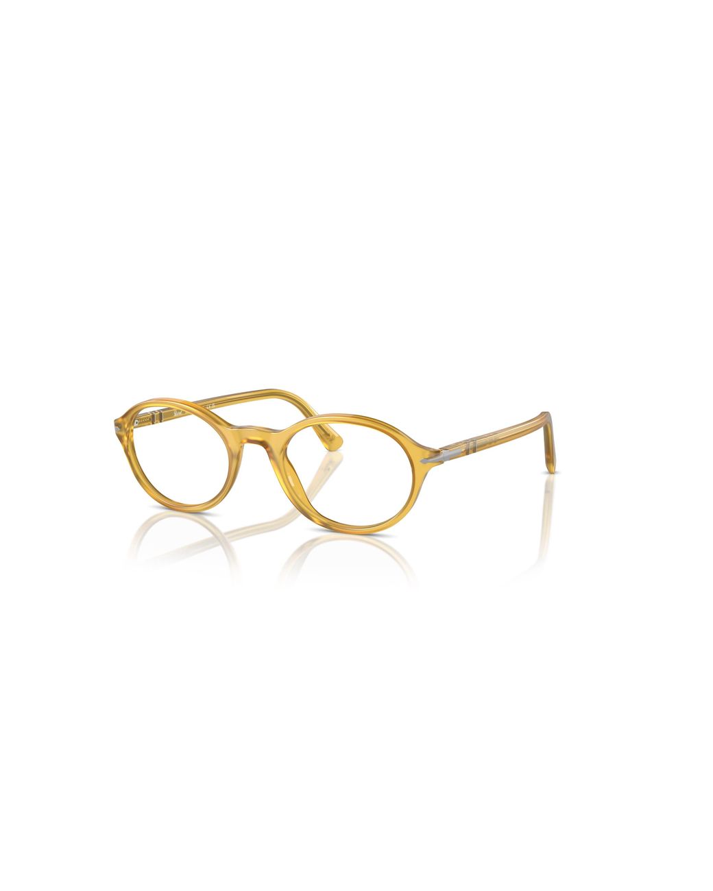 Persol Metallic 52Mm Oval Optical Glasses