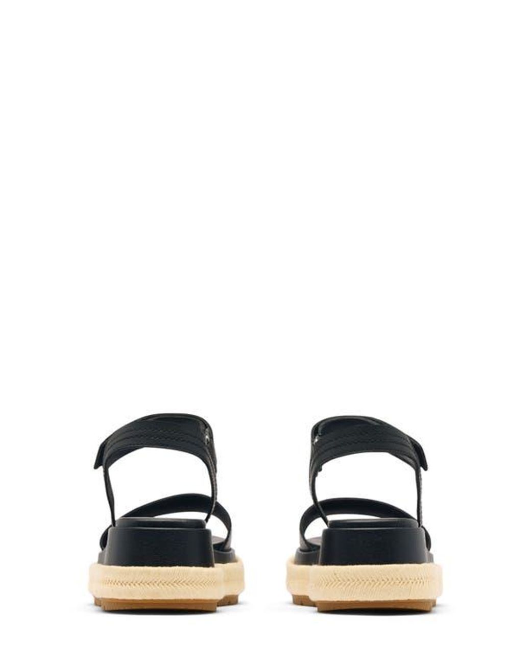 Sorel Blue Sunpeak Ankle Strap Platform Sandal