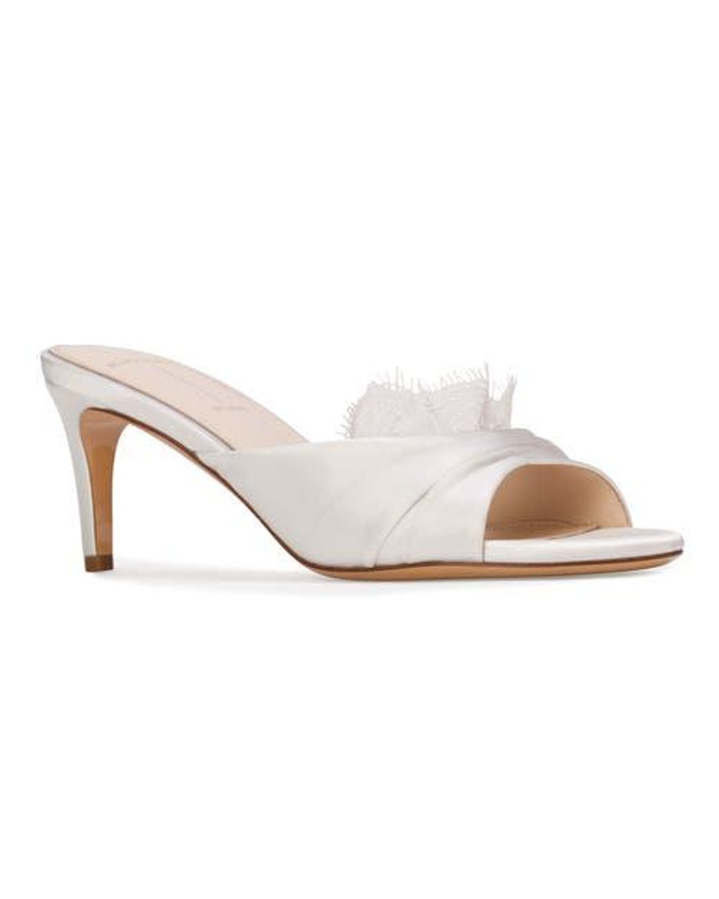 Black Suede Studio White Lacey65 Sandal