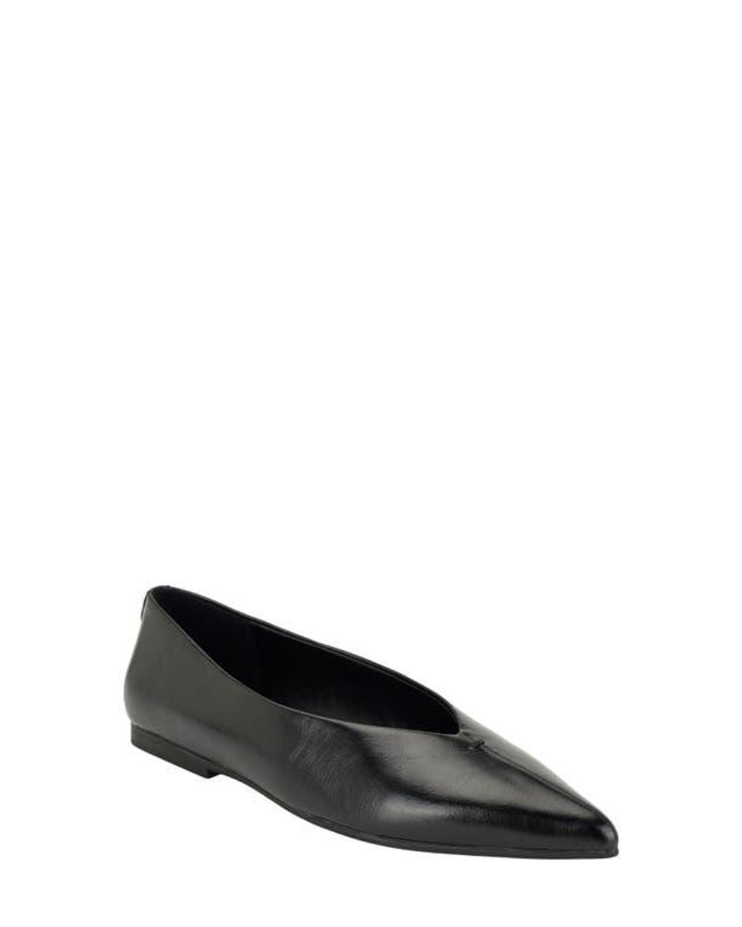 Calvin Klein Black Gemeen Pointed Toe Flat