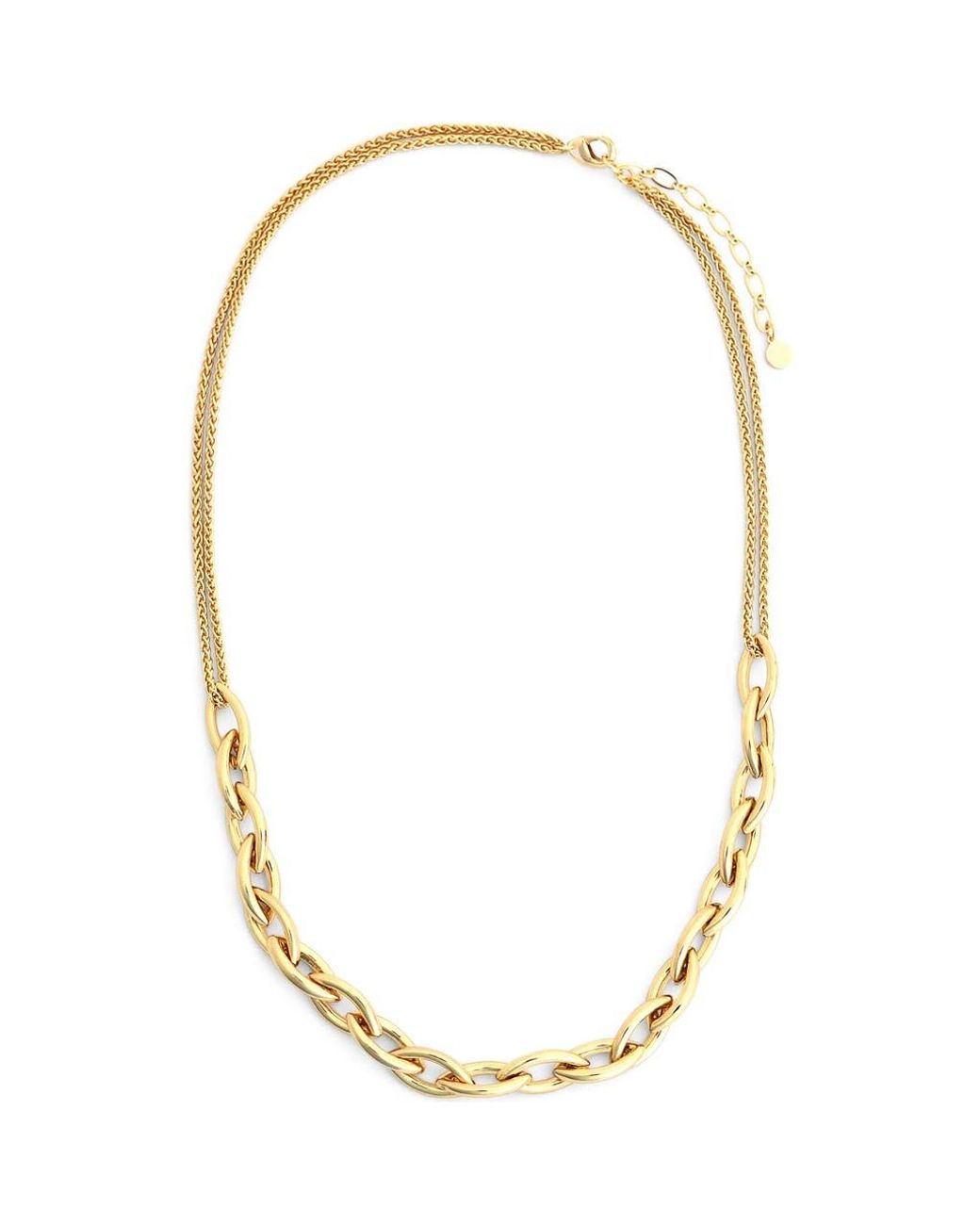Panacea Metallic Multichain Necklace