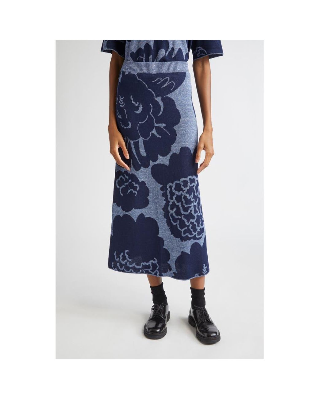 ［新品未使用］マリメッコ　Sivellys Pioni ニットスカート Marimekko｜Sivellys Pioni ニットスカート | Rakuten Fashion(楽天