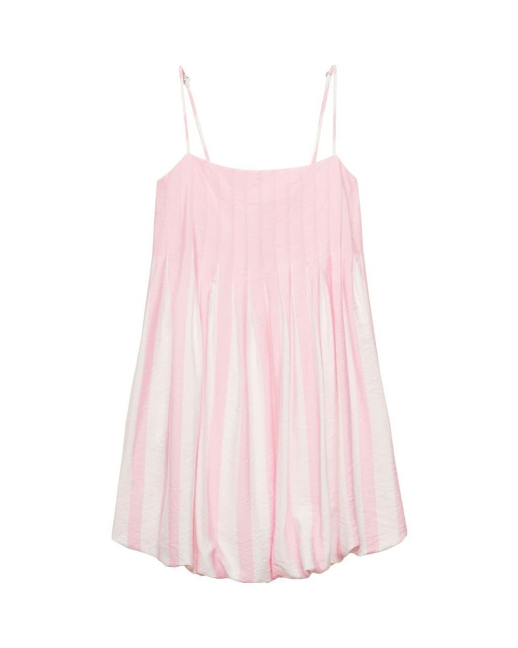 Mango Pleated Shift Minidress in Pink | Lyst Mango Pleated Shift Minidress in Pink | Lyst