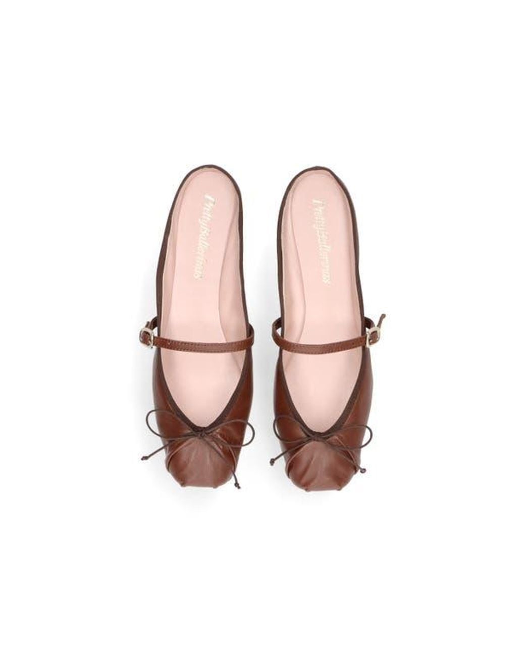 Pretty Ballerinas Pink Square Toe Ballet Slide