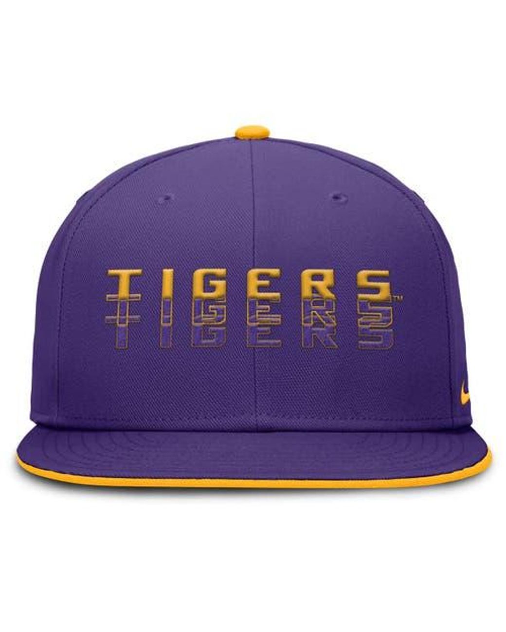 Nike Purple Lsu Tigers True Primetime Performance Fitted Hat for men