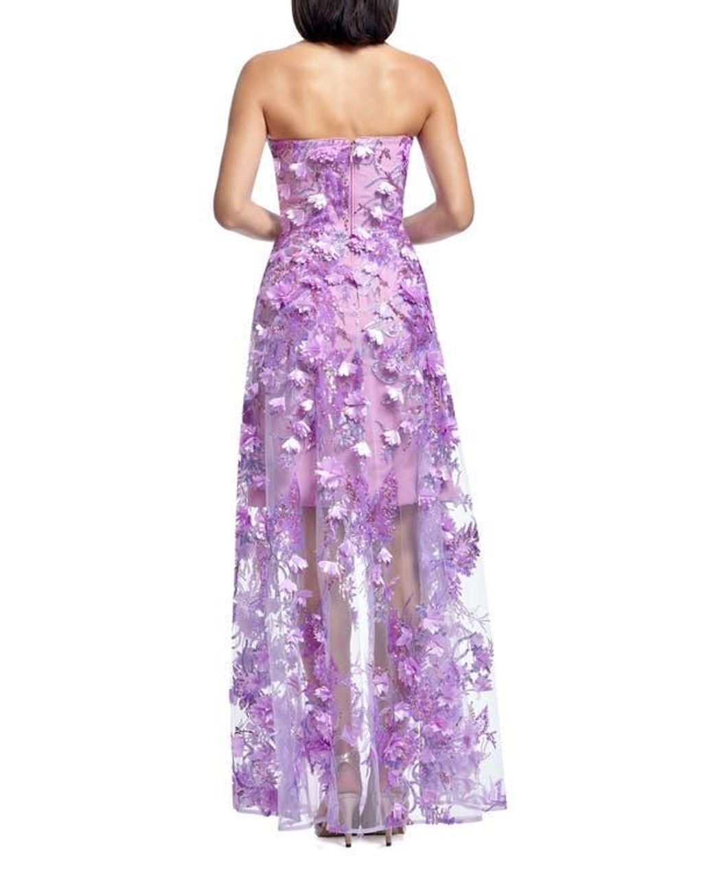 open lace back dress Rent Dress The Population Pauline Maxi Dress main image 0