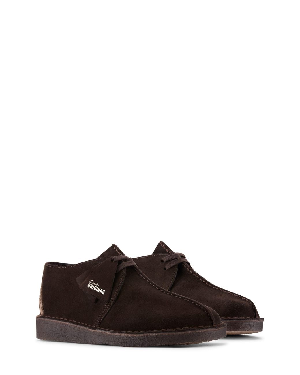 Clarks Brown Clarks Desert Trek Chukka Boot for men