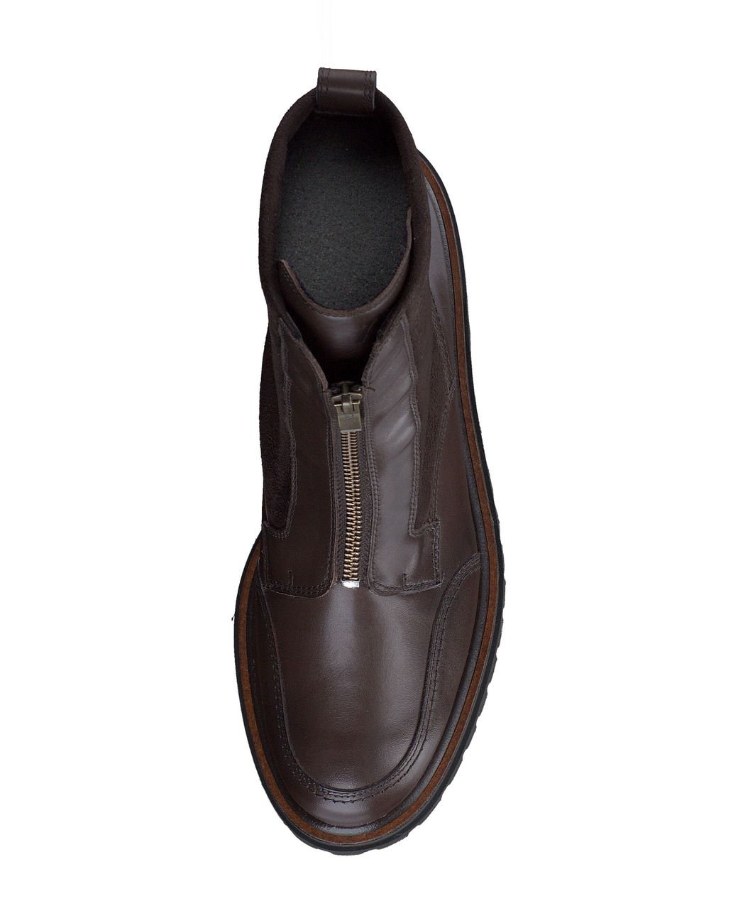 Paul Green Sheridan Lug Zip Bootie in Black Lyst