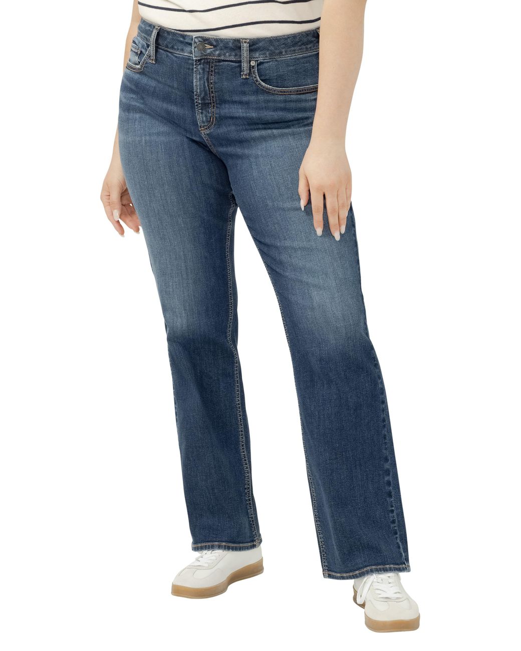 Silver Jeans Co. Blue Elyse Bootcut Jeans
