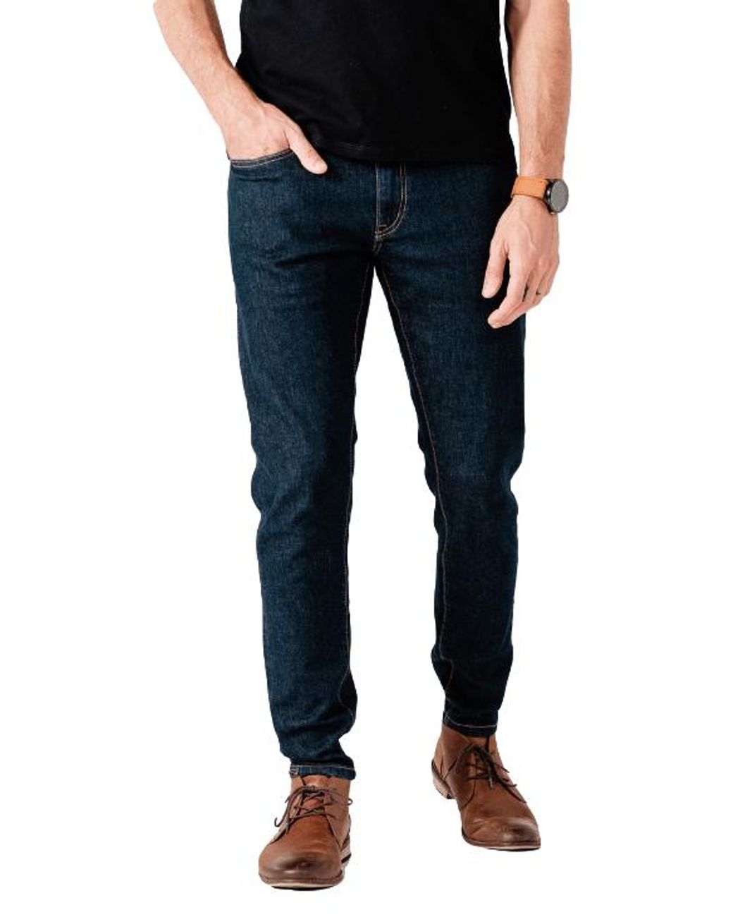 Dapper Boi Blue Slim Jeans for men