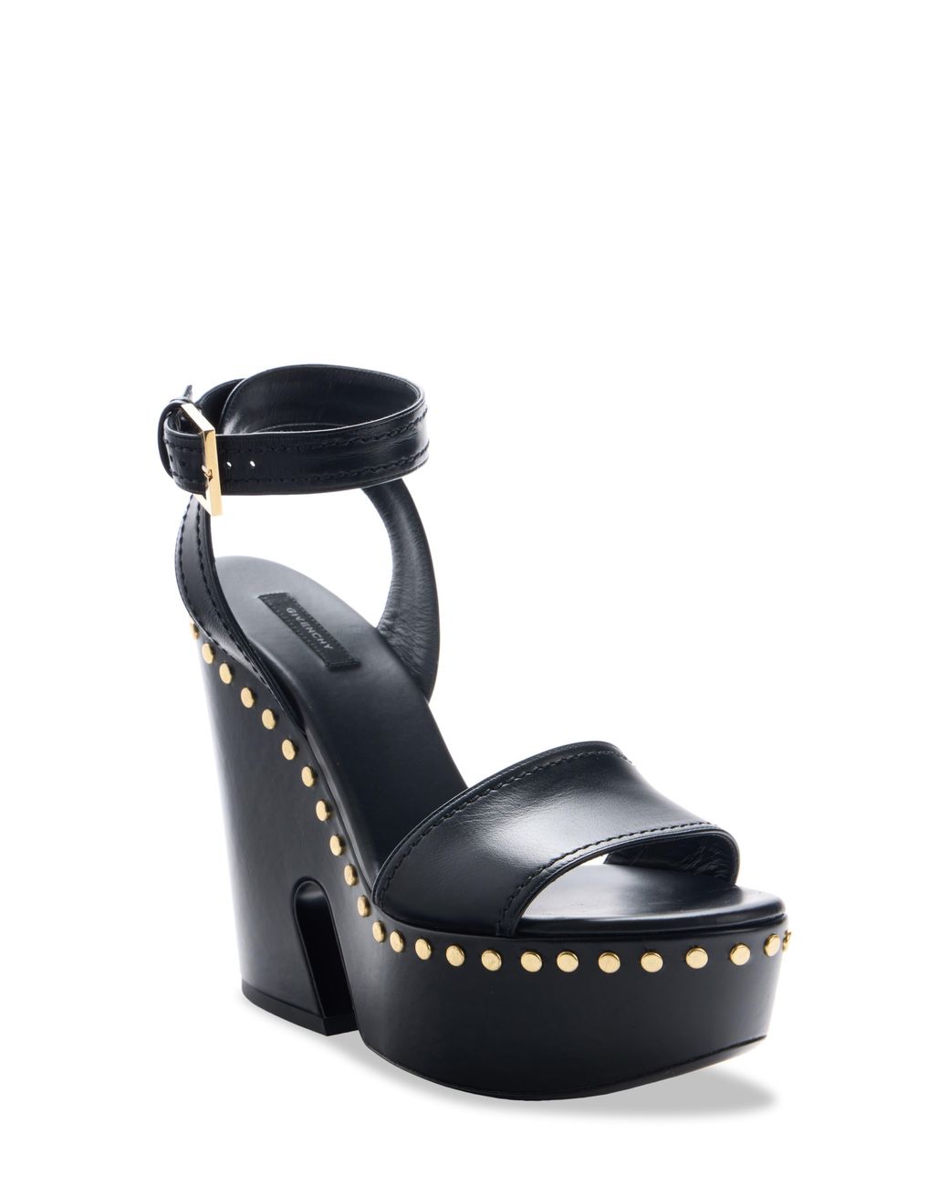 Givenchy Blue Clog Platform Sandal