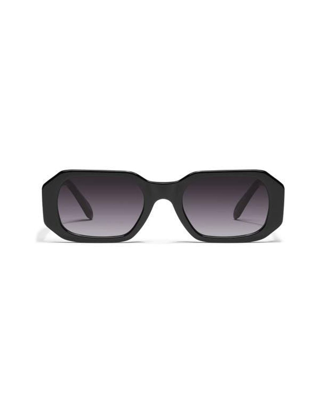 Quay Black Hyped Up 53Mm Square Sunglasses