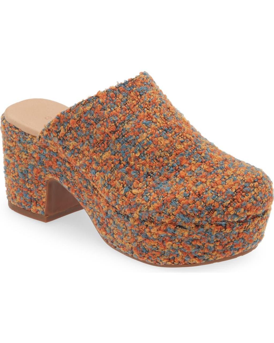 Chocolat Blu Brown Gertie Platform Clog