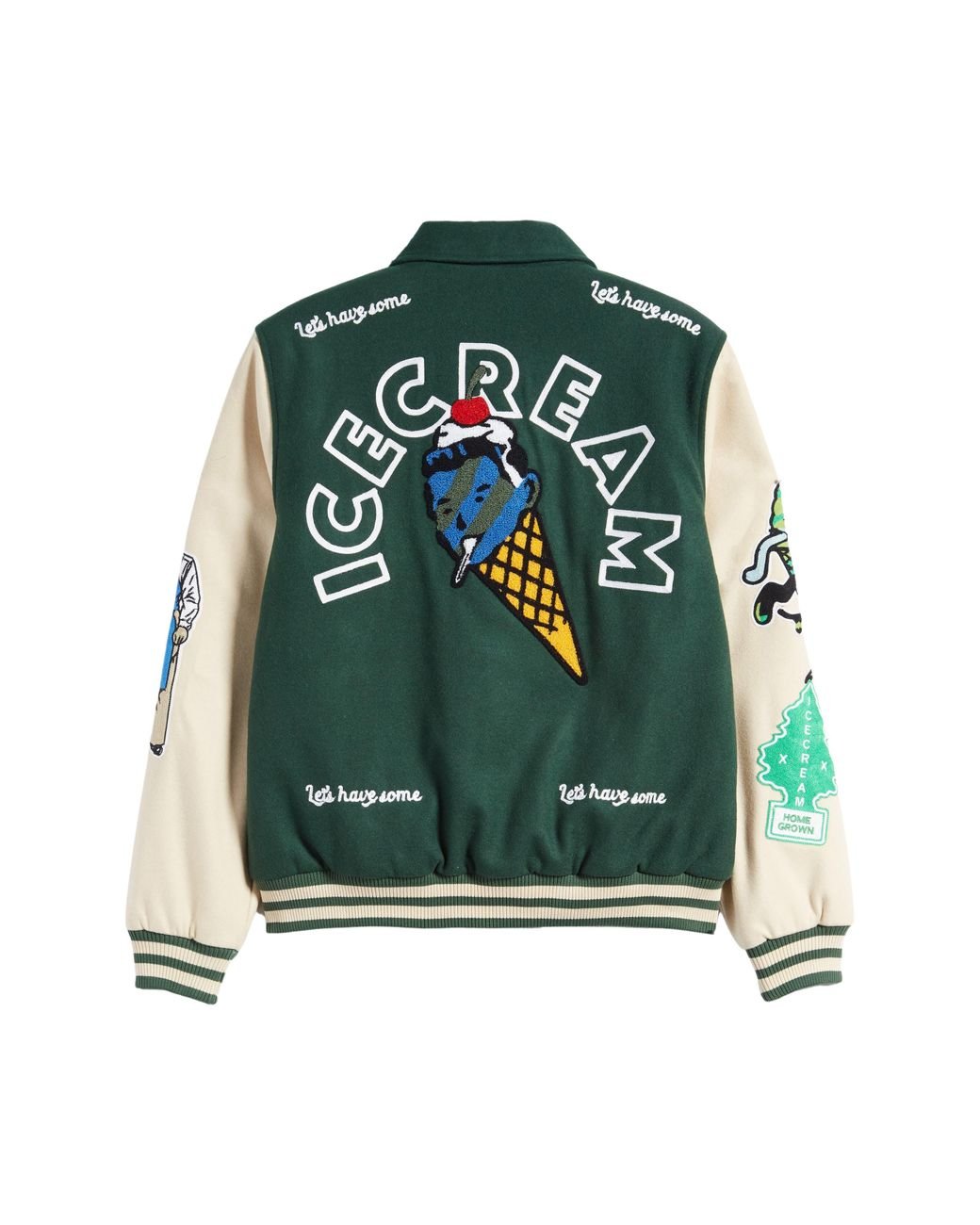 Ice cream clearance retro varsity jacket Ice cream clearance retro varsity jacket