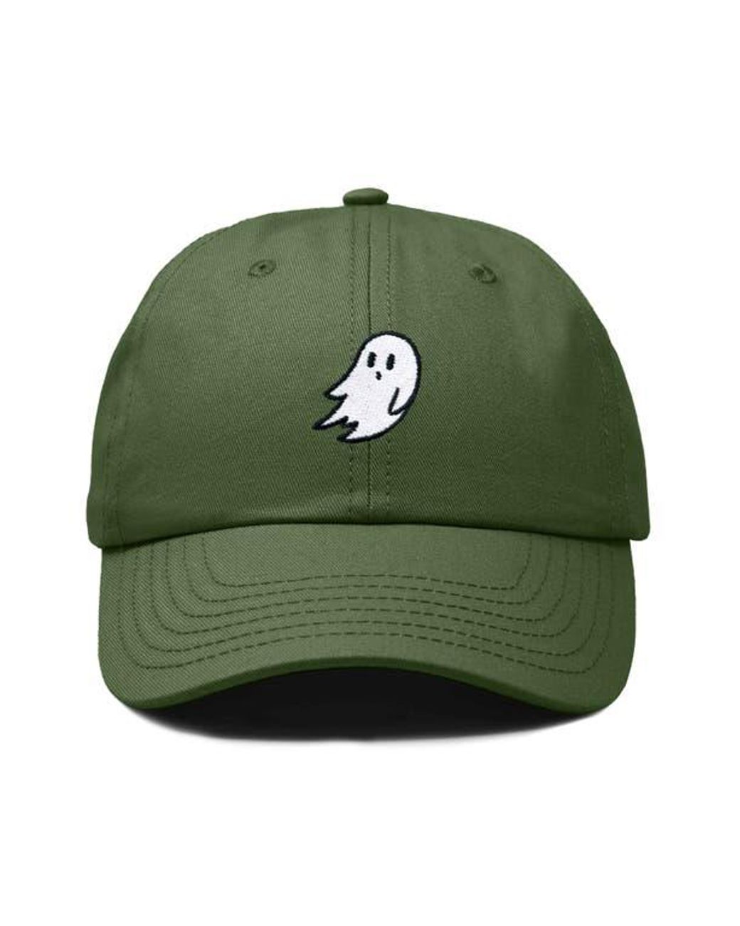 Alix Green Ghost Embroidered Low Crown Cap