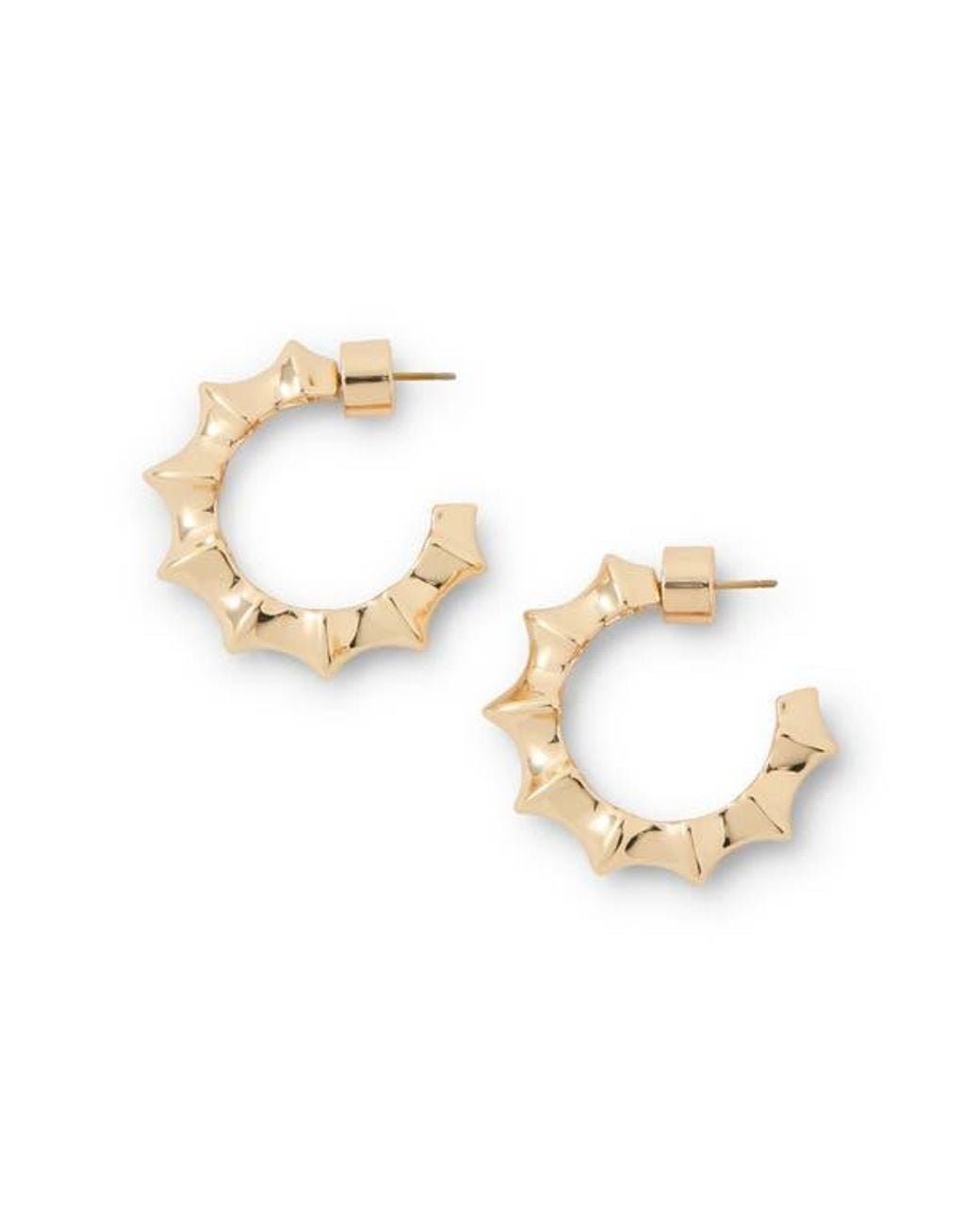 Jennifer Fisher Metallic Murphy Huggie Hoop Earrings