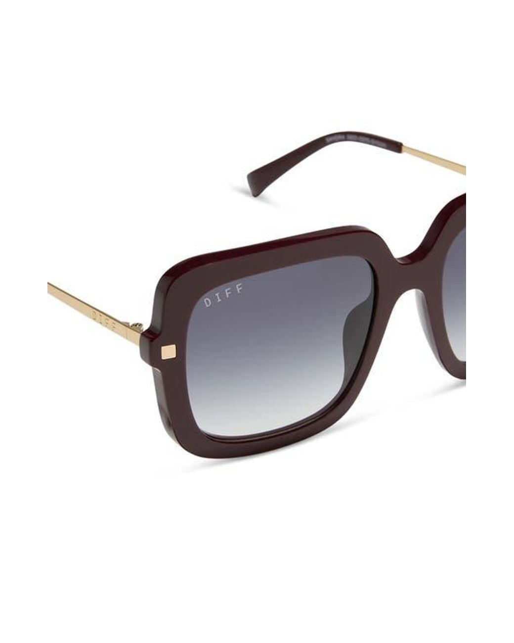 DIFF Multicolor Sandra 54Mm Gradient Square Sunglasses