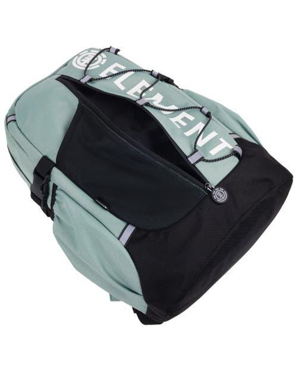 Element Backpack With Vertical Logo Print in Green | Lyst